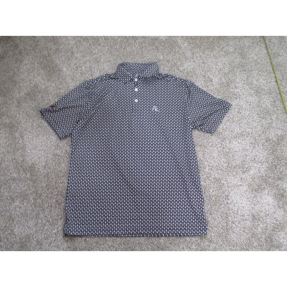RhoBack Men's Short Sleeve Performance Polo M Cocktails martini